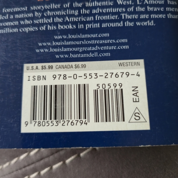 LOUIS L'AMOUR: The Man From The Broken Hills - Vintage Western Paperback - Picture 2 of 8